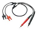 Testkabel med enkelstift Svart